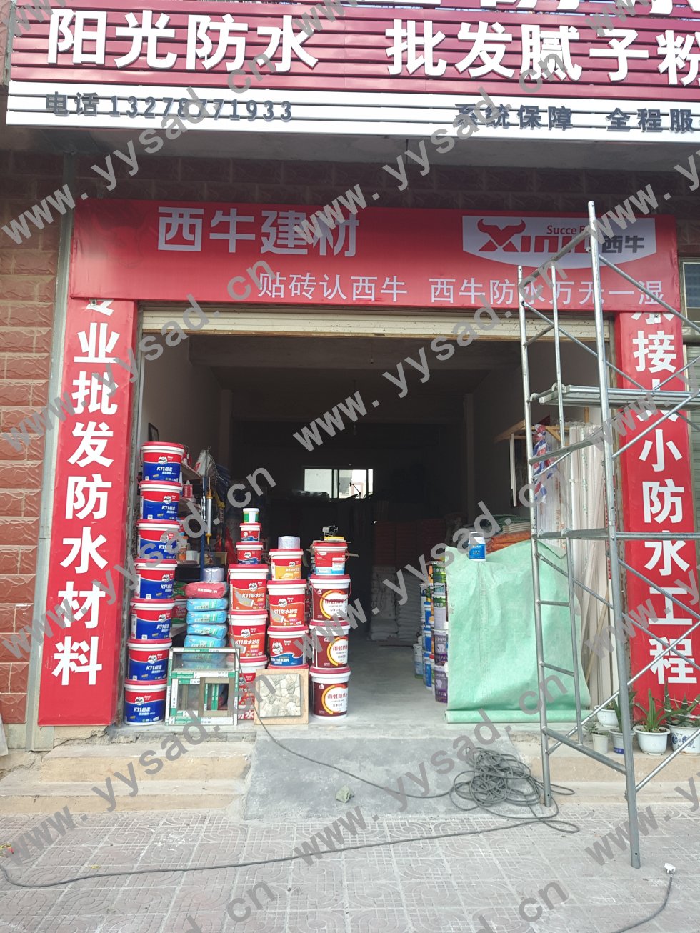 曲靖喷绘门头安装制作